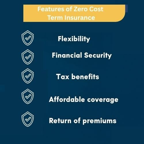 Key Features of Zero Cost Term Insurance 